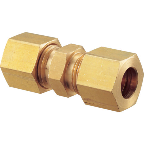 Fujitoku Brass Flared Union Φ6 Copper Pipe Bite Fitting GUI-6B 1 Piece
