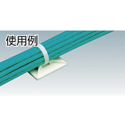 PANDUIT 마운트 베이스 고무계 점착 테이프 첨부 화이트 (50개입) ABM3H-AL 1봉