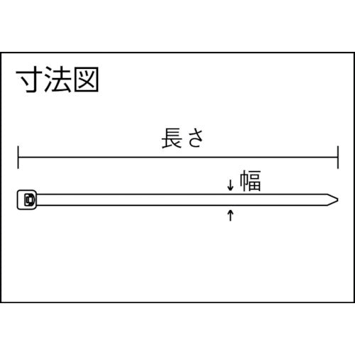 ＰＡＮＤＵＩＴ　テフゼル結束バンド　（１００本入）　PLT2S-C76　1 袋