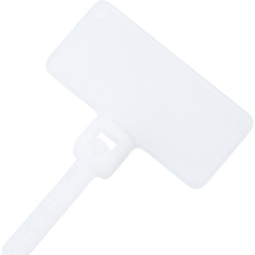 PANDUIT Flag-shaped nylon cable ties, natural (100 pieces) PLF1M-C 1 bag