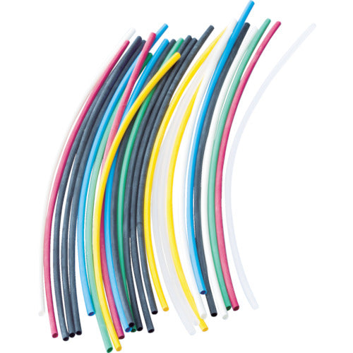 ＰＡＮＤＵＩＴ　熱収縮チューブ　カラーコンビネーションパック　１Ｓ（袋）＝２０本　HSTT12-YK1　1 Ｓ