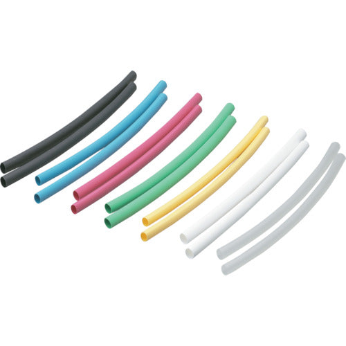 ＰＡＮＤＵＩＴ　熱収縮チューブ　カラーコンビネーションパック　１Ｓ（袋）＝１０本　HSTT50-YK1　1 Ｓ