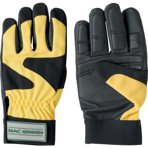 MAX Vibration Reduction Gloves (Natural Leather) Kaishinkun M Size MT889-M 1 Pair
