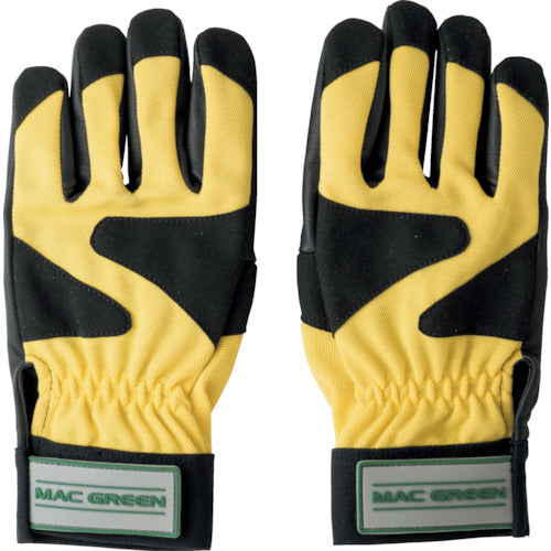 MAX Vibration Reduction Gloves (Natural Leather) Kaishinkun L Size MT889-L 1 pair