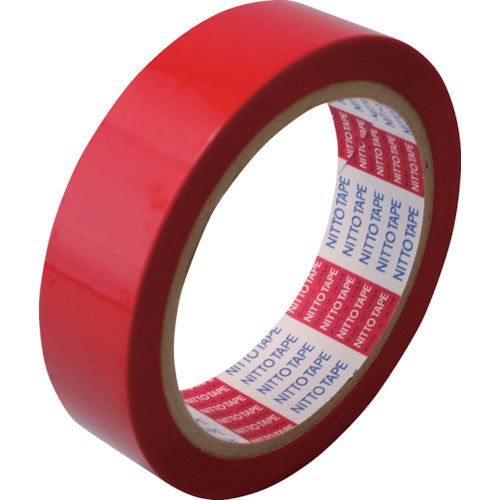Nitto Electrical Insulation Polyester Adhesive Tape No. 31C Base Material Thickness 25μ x 30mm x 50m Red 31C-75-253050 R 1 Roll