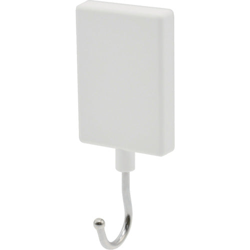 マグエックス　マグネットフラットフック（抗菌）Ｌ　白　MFH-6W　1 個