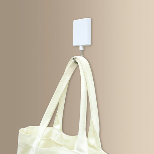 マグエックス　マグネットフラットフック（抗菌）Ｌ　白　MFH-6W　1 個