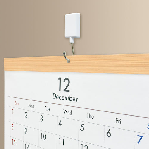 マグエックス　マグネットフラットフック（抗菌）Ｍ　白　MFH-3W　1 個