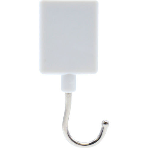 マグエックス　マグネットフラットフック（抗菌）Ｍ　白　MFH-3W　1 個