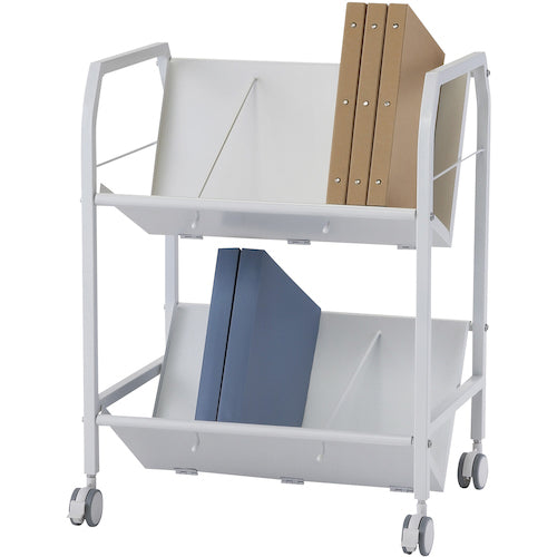 ＴＲＵＳＣＯ　ファイルワゴン　２段　TFW-550　1 台