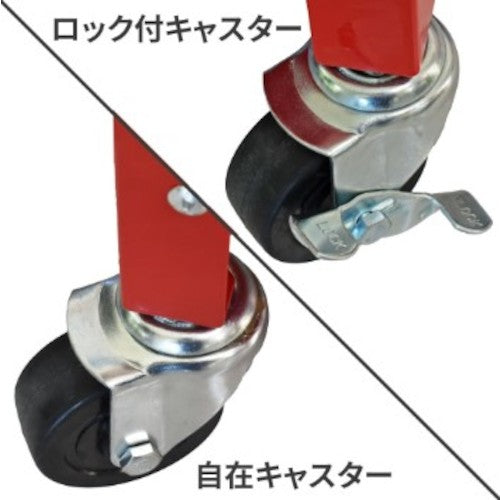 アストロプロダクツ　ツールワゴン　３段　レッド　引出付　ＴＷ８２９　2003000008296　1 台