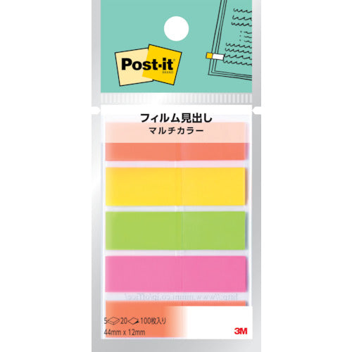 3M Post-it Film Header Multicolor 688MC-1 1 PK