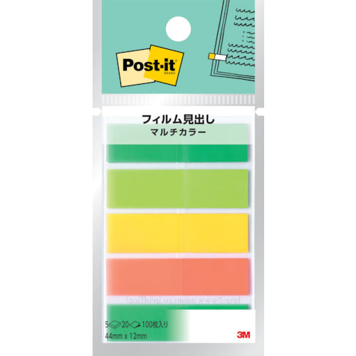 ３Ｍ　ポスト・イット　フィルム見出し　マルチカラー　688MC-6　1 PK