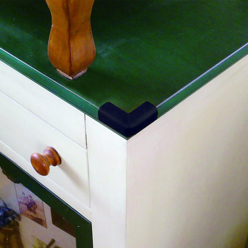 ＣＡＲ−ＢＯＹ　コーナーゴムパット　ちび４Ｐ　ブラック　BS-14　1 袋