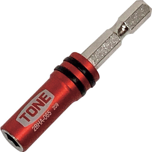 ＴＯＮＥ　電動ドリル用ビットホルダー　差込角６．３５ｍｍ　全長６５ｍｍ　2BHA-065　1 個