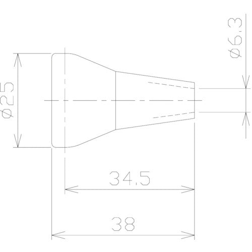 ＮＩＫＫＩ　クーラントシステム１／２　ノズル　１／４Φ　（２個入）　84044(2)　1 袋