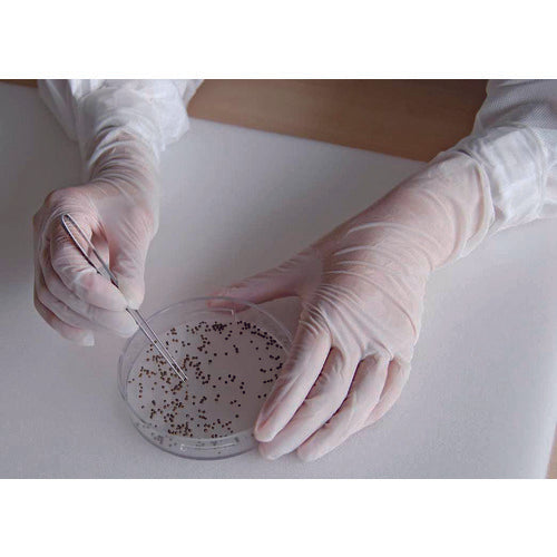 SHOWA Cleanroom Gloves C0710 Nitrile Stud 100 Pieces Clean Pack M Size C0710-M 1 Bag
