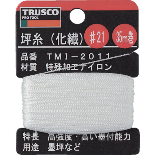 ＴＲＵＳＣＯ　坪糸（化繊）　＃２１　３５ｍ巻　TMI-2011　1 巻