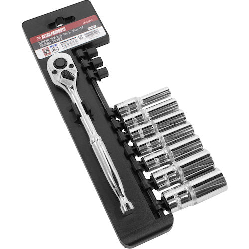 Astro Products AP 3/8DR Ratchet Set Deep (8-piece set) TS292 2002000032928 1 S