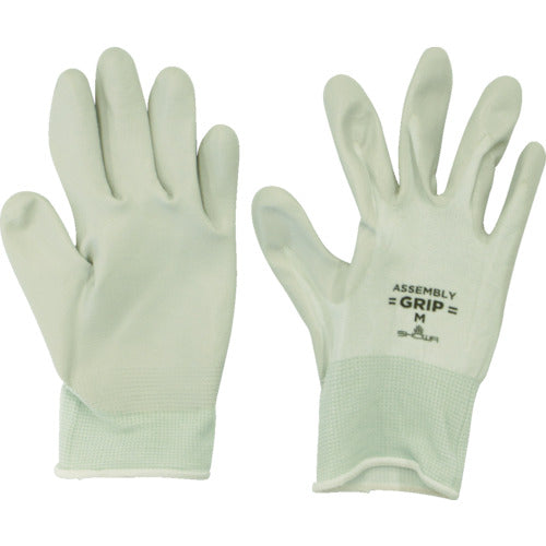 SHOWA Nitrile Rubber Backless Gloves No. 370 Assembly Grip Gray Medium Size NO370-M 1 Pair
