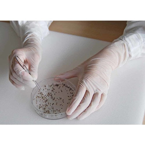 SHOWA Cleanroom Gloves C0710 Nitrile Stud 100 Pieces Clean Pack XS Size C0710-XS 1 Bag