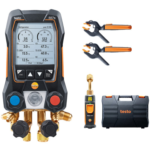 ＴＥＳＴＯ　デジタルマニホールド　ｔｅｓｔｏ　５５７ｓ　セット　0564 5571 55　1 Ｓ