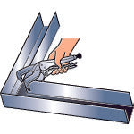 ＴＲＵＳＣＯ　Ｇ型グリッププライヤー　２５０ｍ　TGPG-250　1 丁