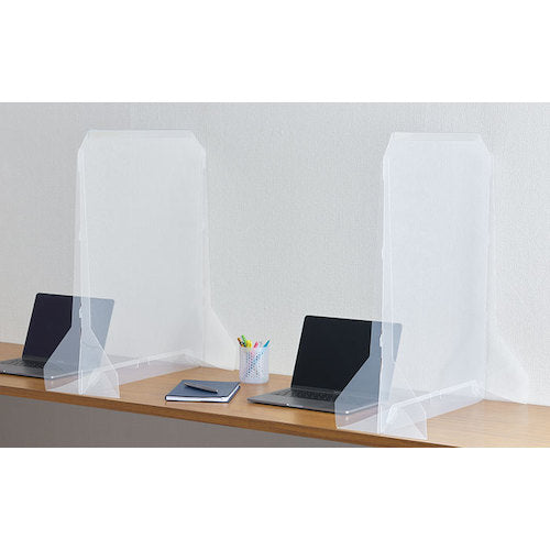 KING JIM Clear Partition, Medium Size, Pack of 5, 8160-5-T, 1 PK