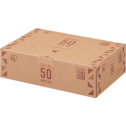 IRIS 539035 Toilet Disposal Set (50 uses) NBTS-50 1 box