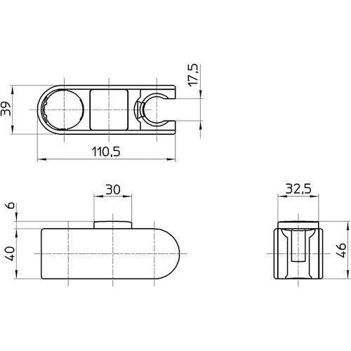 ＳＡＮＥＩ　スライドシャワーハンガー　W5854-1　1 個