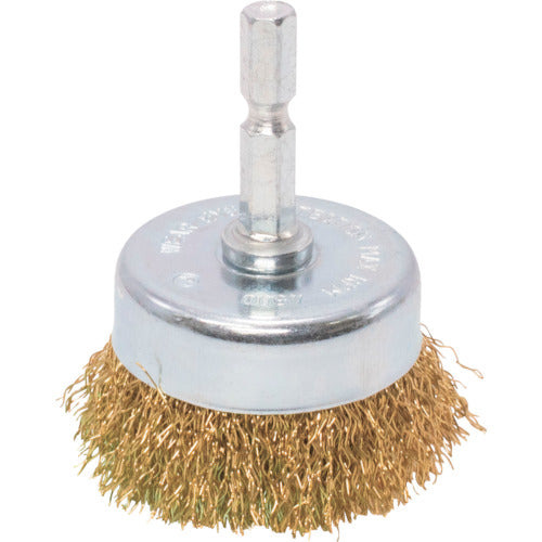 Astro Products AP 1/4HEX Brass Cup-shaped Wire Brush 2011000012168 1 pc
