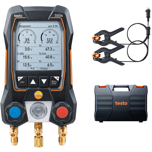 ＴＥＳＴＯ　デジタルマニホールド　ｔｅｓｔｏ　５５０ｓ　ベーシックセット　0564 5501 55　1 Ｓ