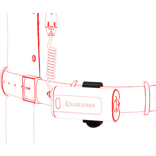 ＬＥＤＬＥＮＳＥＲ　ベルトクリップ　タイプＡ（Ｐ／Ｈシリーズ用）　502253　1 個