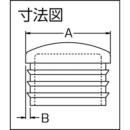 ＳＤＣ　樹脂キャップ　プロテクトパーツ「丸パイプインサート」　（１袋（ＰＫ）＝１００個入）　PI11757　1 袋