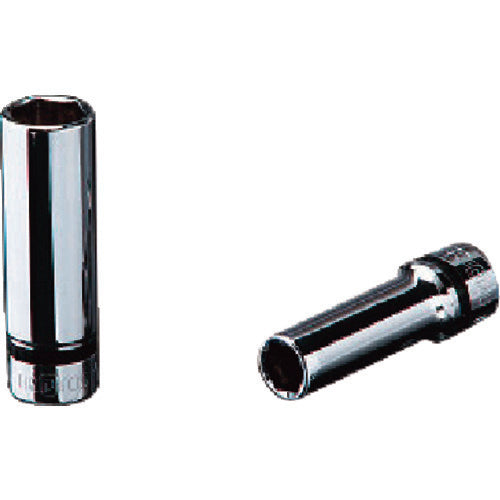 ｎｅｐｒｏｓ　９．５ｓｑ．ディープソケット（六角）　対辺寸法１／４インチ　全長５５ｍｍ　NB3L-1/4　1 個