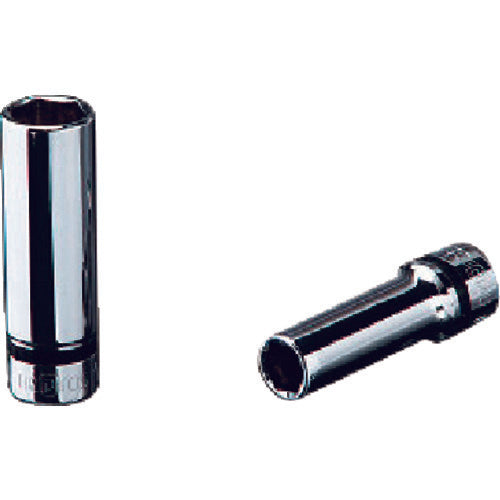 nepros 9.5 sq. deep socket (hexagonal) 1/4 inch across, total length 55 mm NB3L-1/4 1 piece