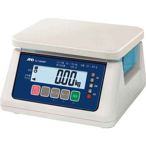 A&amp;D A&amp;D Trade-certified dust-proof and waterproof scale SJ-15KAWP SJ-15KAWP 1 unit