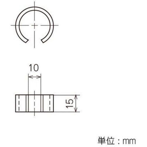 ＹＡＺＡＫＩ　プラスチックジョイント　Ｊ−３８Ａ　Ｓ　ブラック　ズレ止め・位置決め用　イレクター　Φ２８用　J38ASBL　1 個