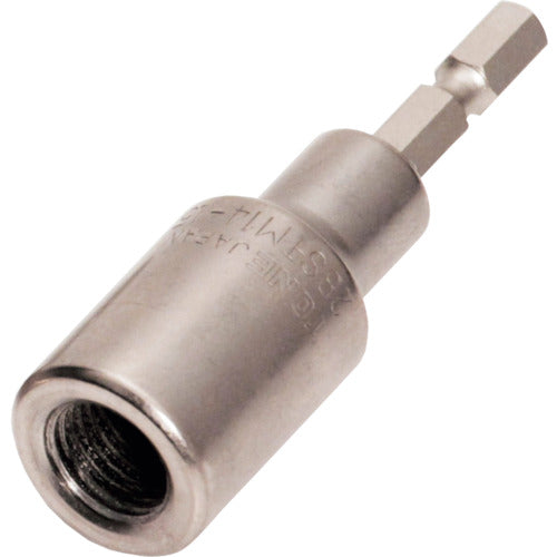 ＴＯＮＥ　スタッドボルトリムーバー　電動ドリル用スタッドボルトセッター　全長６０ｍｍ　ねじ寸法Ｍ７×１．０　2BSTM07-1.0　1 個