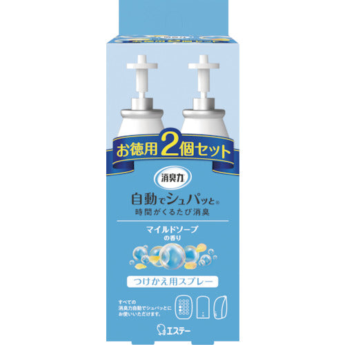 에스테이 탈취력 자동으로 슈팍과 갈아 2개 세트 마일드 비누의 향기 ST12904 1개