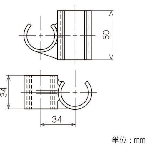 ＹＡＺＡＫＩ　プラスチックジョイント　Ｊ−１３Ａ　Ｓ　アイボリー　クロス用　イレクター　Φ２８用　J13ASIVO　1 個