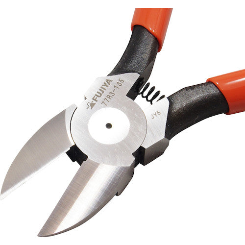 Fujiya Electric VA Nippers (Round Blade, Spring Attached) 77RS-185 1 Piece