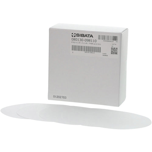 ＳＩＢＡＴＡ　ＰＴＦＥバインダーフィルター　ＴＦ９８Ｒ　Φ１１０　５０入　080130-098110　1 箱