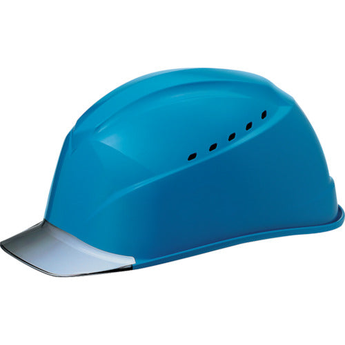 Tanizawa Air Light S Helmet (Transparent visor type, with grooves and ventilation holes) Transparent visor: Gray / Hat color: Blue 1230-JZV-V2-B1-J 1 pc