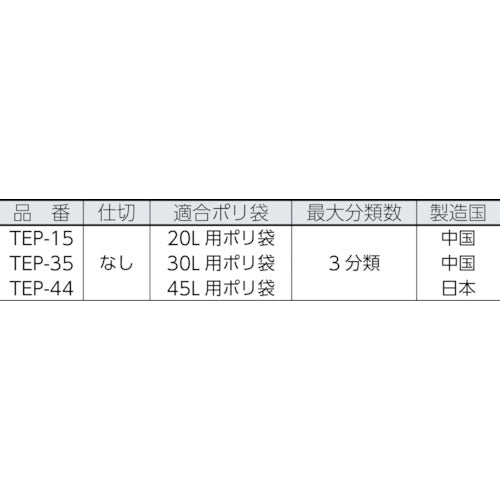 ＴＲＵＳＣＯ　ペタルペール１５．７Ｌ　TEP-15　1 個