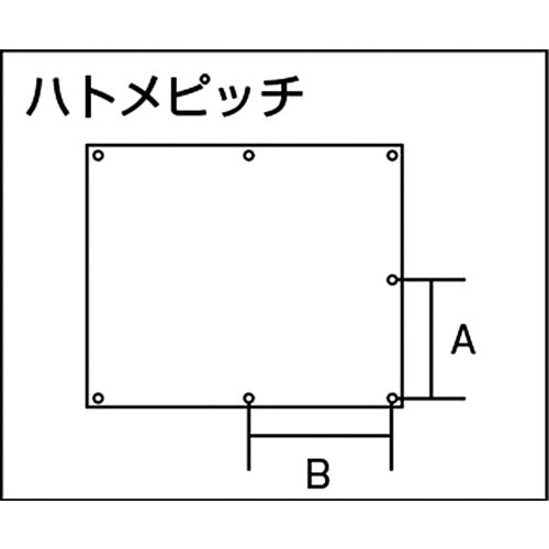 ＴＲＵＳＣＯ　溶接遮光シートのみ　０．３５ＴＸＷ１９７０ＸＨ１９７０　深緑　A-3-DG　1 枚