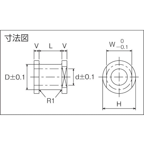 ＴＲＵＳＣＯ　引張りリンク用リテーナ（ボルト付き）　T-LLKT16-18　1 個