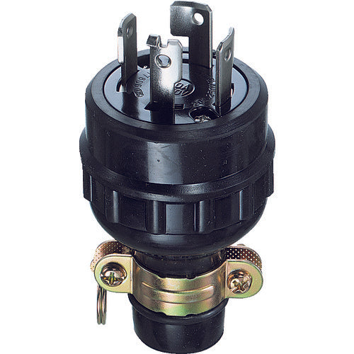 Meiko Rubber Hook Plug Grounding 3P Waterproof MH2584 1 pc