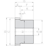 ＫＨＫ　ギヤカップリング内筒ＧＣ２−２０Ｓ　GC2-20S　1 個