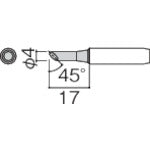 白光　こて先　４Ｃ型　面のみ　900M-T-4CF　1 本